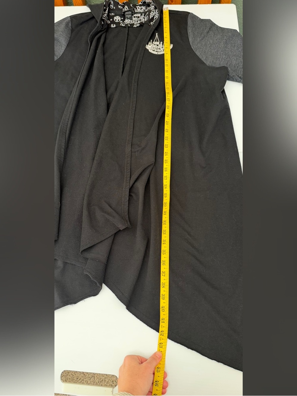 Torrid Harry Potter Deathly Hallows Cardigan Hooded Cloak Jacket - 4 - Picture 13 of 14